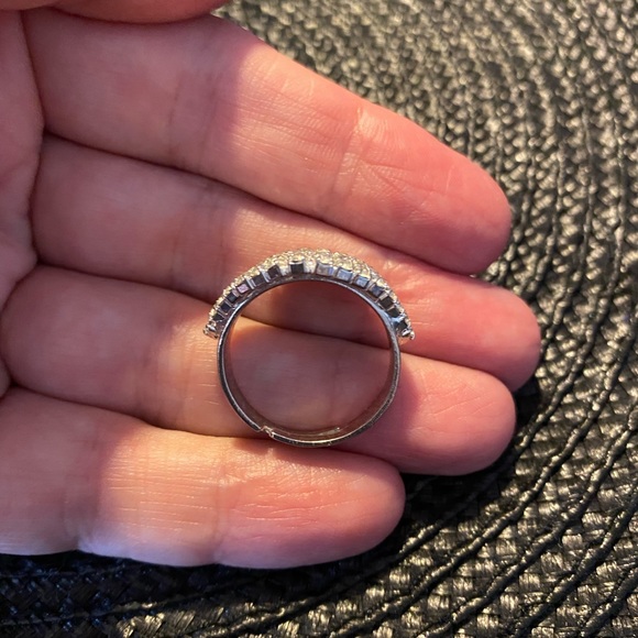 CZ ring. Adjustable - Picture 2 of 6